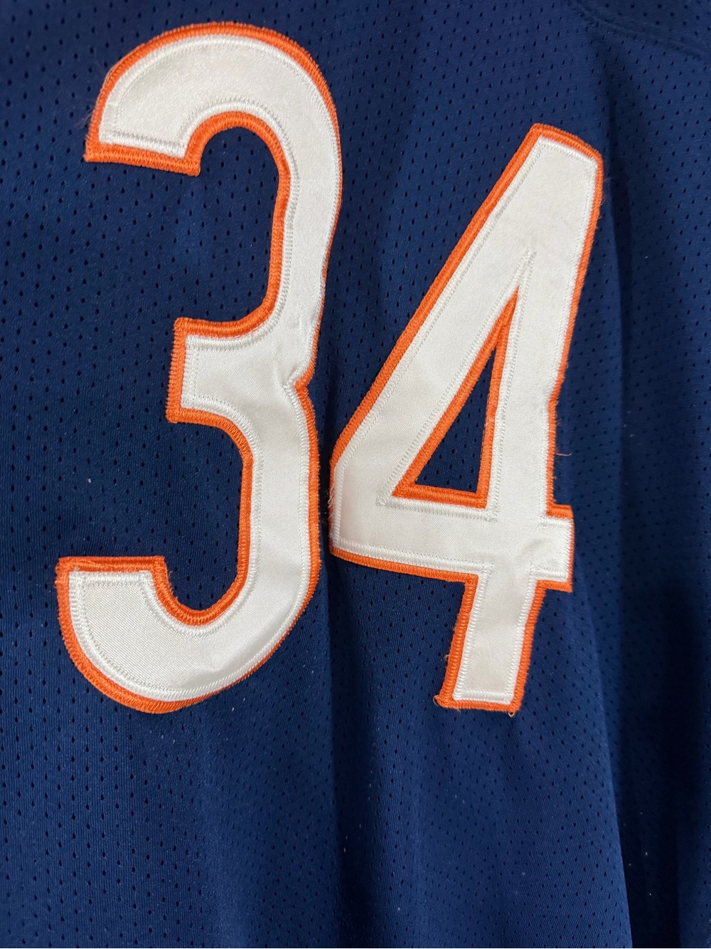 Chicago Bears Walter Payton Reebok Men’s Navy #34 Football Jersey size 50 - Picture 2 of 8